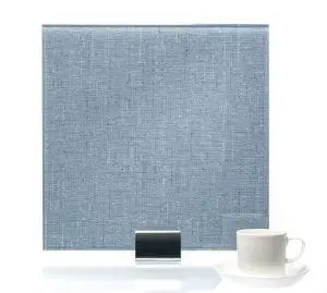3087 Twill Indigo Vinyl Laminated Glass
