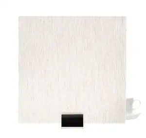 IM 3028 Linen Silver Fabric Laminated Glass