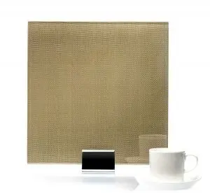 IM 3517 Chevron Gold Metal Laminated Glass