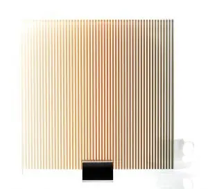 Gradient Stripe Printed Glass